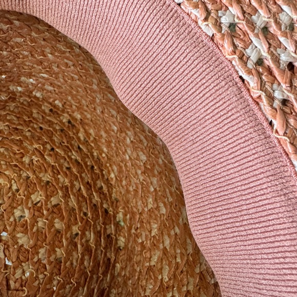 ❤️ NWT ERIC JAVITS NEW YORK ELLIE TERRACOTTA STRAW WIDE BRIM SPRING SUMMER HAT - Picture 11 of 14